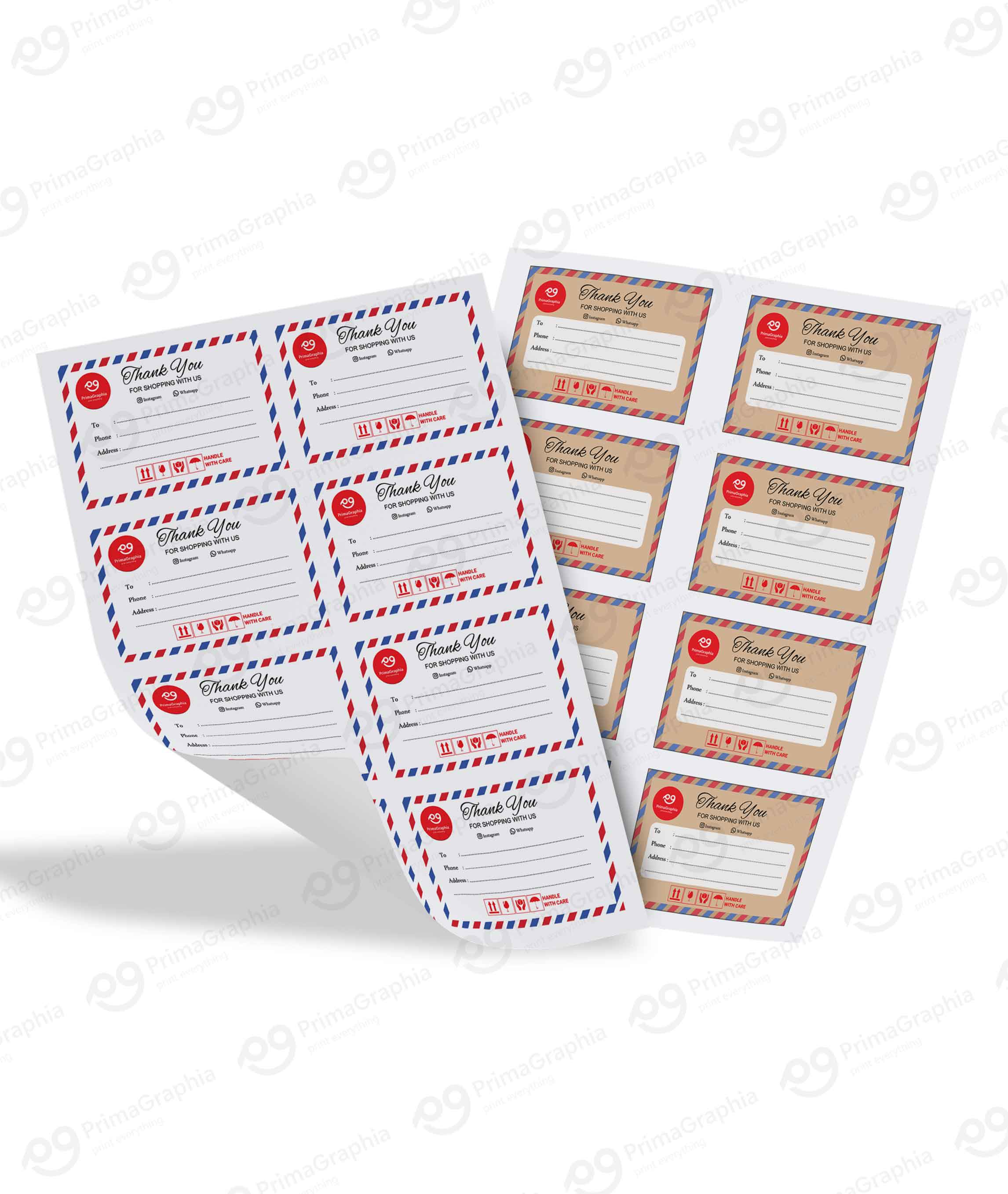 Cetak Sticker HVS A3